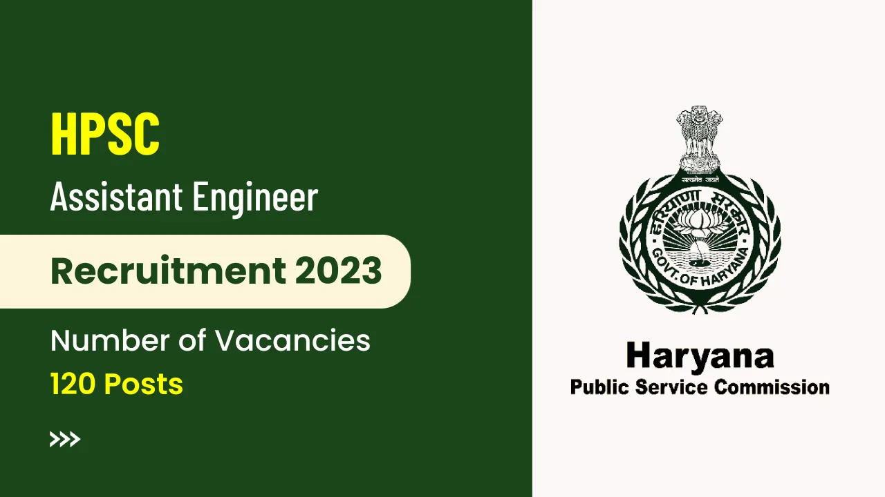 HPSC Assistant Engineer Recruitment 2023 Notification