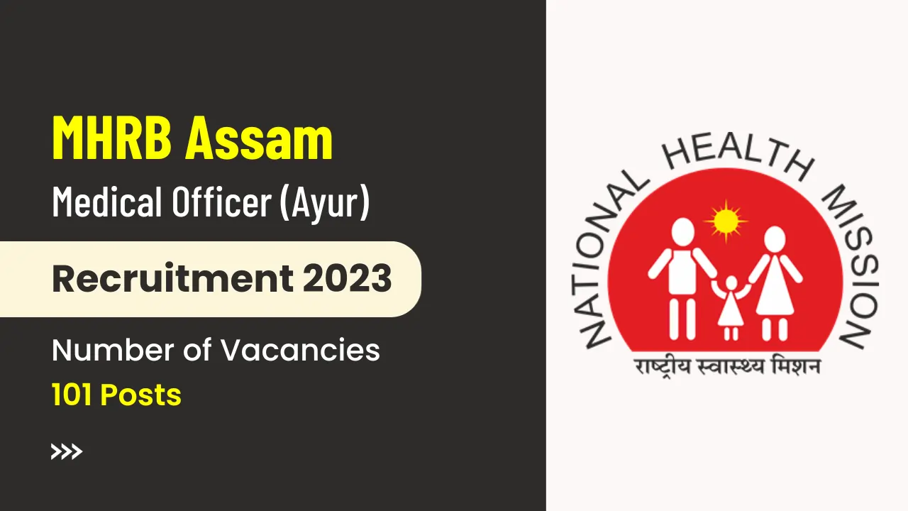 MHRB Assam Medical Officer Recruitment 2023 Notification